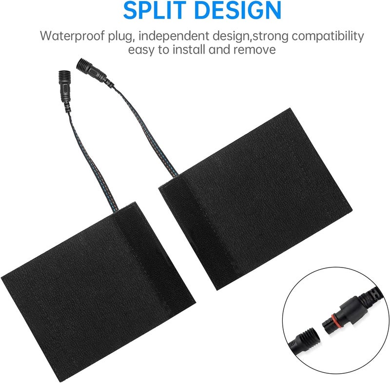 OXWIND Heated Motorcycle Grips, USB 6-Level Adjustable Handlebar Heater, IP67 Waterproof ATV Heated Grips Covers for 22mm Motorcycle/ATV 4 Wheeler Handlebars Accessories - Image 5